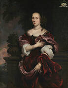 Portrait of Aletta van Hontum (1647-1724), Wife of Laurent de Rasière