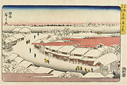 View of Snow at Yoshiwara