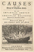 Title page: The Causes of the Decay of Christian Piety