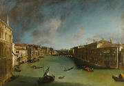 The Grand Canal from Palazzo Balbi towards the Rialto