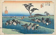 Fifty-Three Stations of the Tôkaidô Highway;Chiryu,A Horse Fair in April