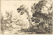 Wooded Landscape with a River