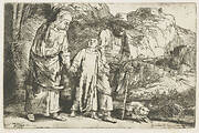 Christ returning from the temple with his parents