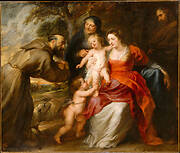 The Holy Family with Saints Francis and Anne and the Infant Saint John the Baptist