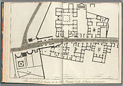 Large plan of the entrance of the town of Pompeii, and its surrounding buildings, from Antiquités de Pompeïa, tome premier, Antiquités de la Grande Grèce... (Antiquities of Pompeii, volume one, Antiquities of Great Greece...), volume 1, plate 2