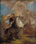 An Officer on Horseback