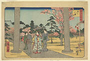 The Hachimangu Shrine, from the series, Famous places of Edo