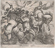 Plate 12: The Death of Phaeton (Phaetonis casus.), from Ovid's Metamorphoses