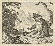 The Bear Calls Renard to Appear Before the Council of the Animals from Hendrick van Alcmar's Renard The Fox