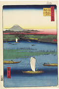 One Hundred Famous Views of Edo “Mitsumata Wakarenofuchi”