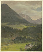 Bavarian alps landscape