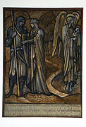 Design for 'Lancelot and Guinevere' stained glass