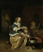 Interior with a Mother Combing her Child’s Hair, Known as ‘Maternal Care’