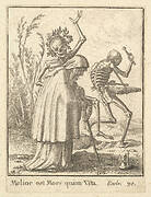 Old woman, from the Dance of Death