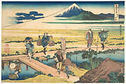 冨嶽三十六景　相州仲原|Nakahara in Sagami Province (Sōshū Nakahara), from the series Thirty-six Views of Mount Fuji (Fugaku sanjūrokkei)