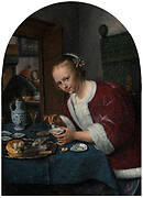 Girl Eating Oysters