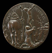 Domenico Novello Malatesta in Armor, Kneeling before a Crucifix [reverse]