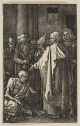 Saint Peter and Saint John at the Gate of the Temple, from The Passion