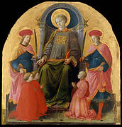 Saint Lawrence Enthroned with Saints and Donors