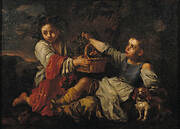 Children with Grapes