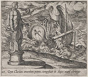 Plate 107: The Wreck of Ceyx's Ship (Ceyx Clarium oraculum petens, tempstate in Aegeo mari obruitur), from Ovid's 'Metamorphoses'