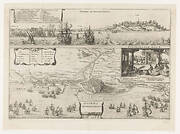 Plattegrond en gezicht op Olinda