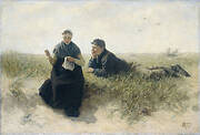 Boy and Girl in the Dunes