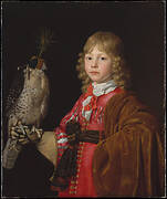 Portrait of a Boy with a Falcon