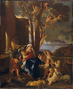 The Holy Family with Saint John the Baptist