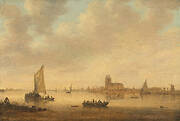 View of Dordrecht from the Dordtse Kil