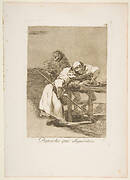 Plate 78 from' Los Caprichos': Be quick, they are waking up (Despacha, que dispiértan.)