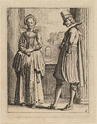 Two Figures in Costume