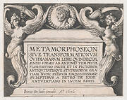 Titlepage to Ovid's 'Metamorphoses'