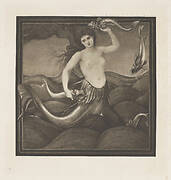 Sea Nymph. From the portfolio: The Work of E. Burne-Jones.