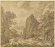 Mountain Landscape with Figures