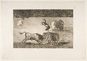 Plate 19 of the 'Tauromaquia': Another madness of his in the same ring.