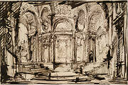 Giovanni Battista Piranesi, Interior of a circular building