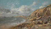 Coast Scene at Cullercoats near Whitley Bay