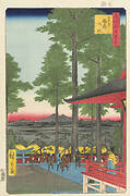 One Hundred Famous Views of Edo “Oji Inari Shrine”