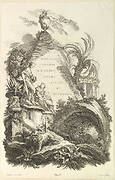 Frontispice pour le "Tombeau de Boyle, Locke, et Sydenham" (Frontispiece for the "Tomb of Boyle, Locke, and Sydenham"), from Tombeaux des Princes, des Grands Capitaines et autres Hommes illustres (Tombs of Princes, Great Captains, and other Illustrious Men)