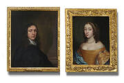 Portraits of Abraham Hill and probably his first wife, Anne Hill