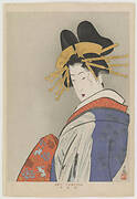 Courtesan in procession, from the series Patterns of Four Seasons