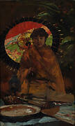 Girl with Japanese parasol