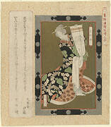 Framed paintings of women for the Katsushika Circle: The mother of Masatsura