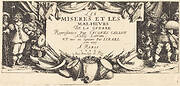 Title Page for "The Large Miseries of War"