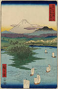 Yokohama at Noge in Musashi Province from the series Thirty-Six Views of Mount Fuji (Fuji sanjurokkei)