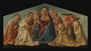 Madonna with Child, saints and angels, known as (Madonna Trivulzio)