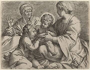 Madonna and Child with Saints Elizabeth and John the Baptist (La Madonna della Scodella)