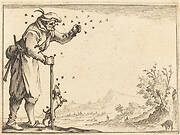 Peasant Attacked by Bees