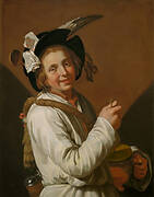 Boy with rumbling pot